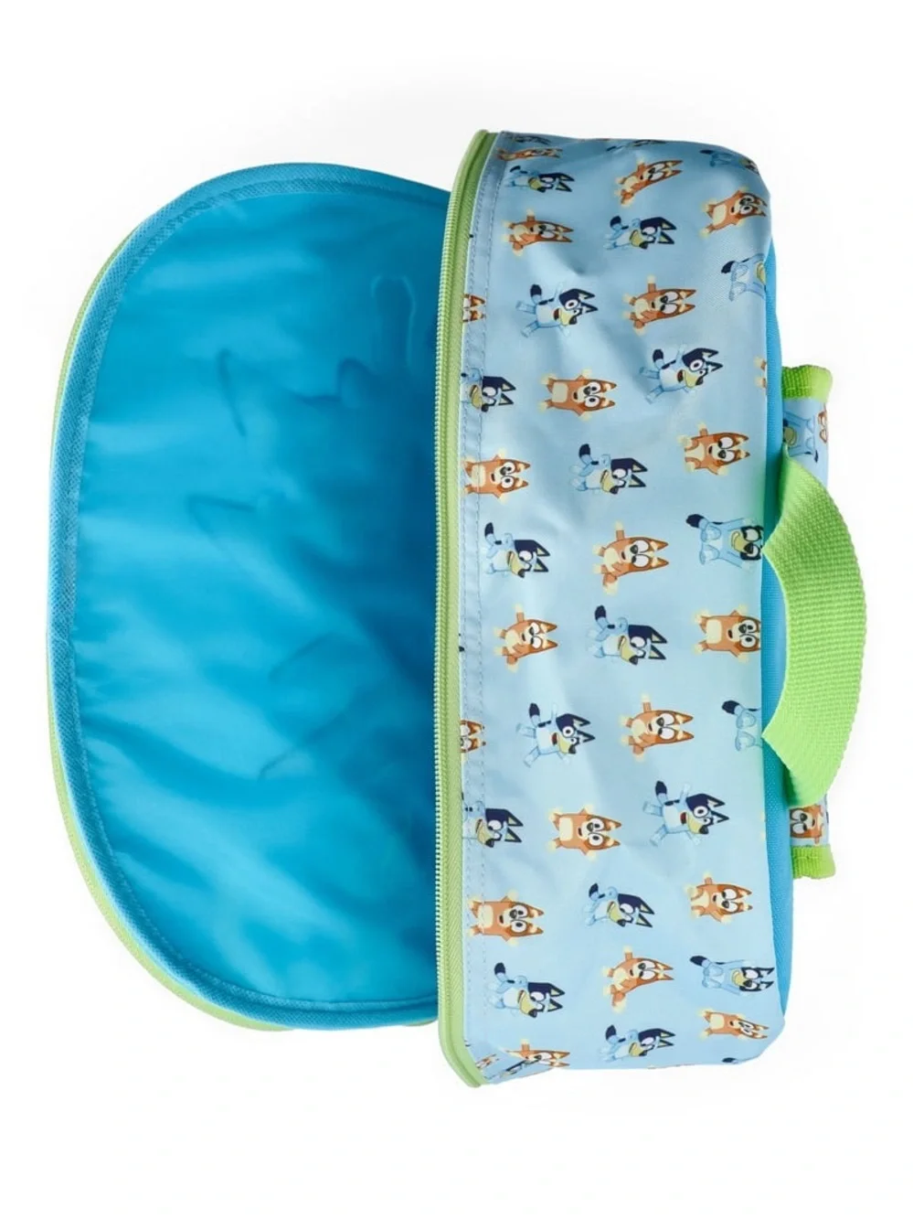 Bluey Kids Backpack with Front House Pocket - Blue & Green W